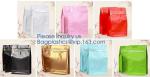 Reusable Top k Square Box Flat Bottom Aluminum Foil Lined Plastic Kraft Paper