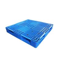 Buy cheap Industrial Double Faced 43x43 HDPE Plastic Pallets Blue product