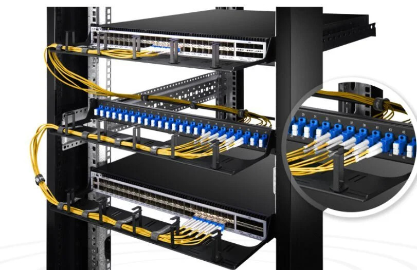 ODF Optical Distribution Frame 24 Cores Rotatary For Telecommunications