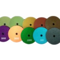 Buy cheap Safety 5 Step Diamond Polishing Pads , 100mm OD Diamond Flexible Polishing Pad product