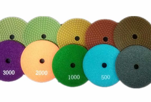 Buy cheap Safety 5 Step Diamond Polishing Pads , 100mm OD Diamond Flexible Polishing Pad from wholesalers