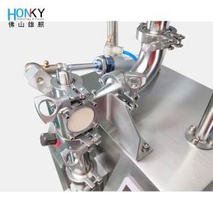 10ml Gel Syringe Desktop Filling Machine With Ceramic Piston Pump