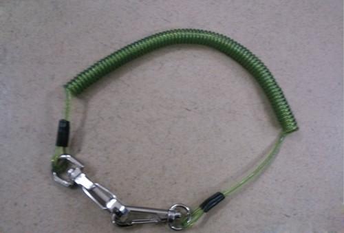 Buy cheap 140MM Green PU Coated Coil Safety Tool Lanyard for Hand Tools from wholesalers