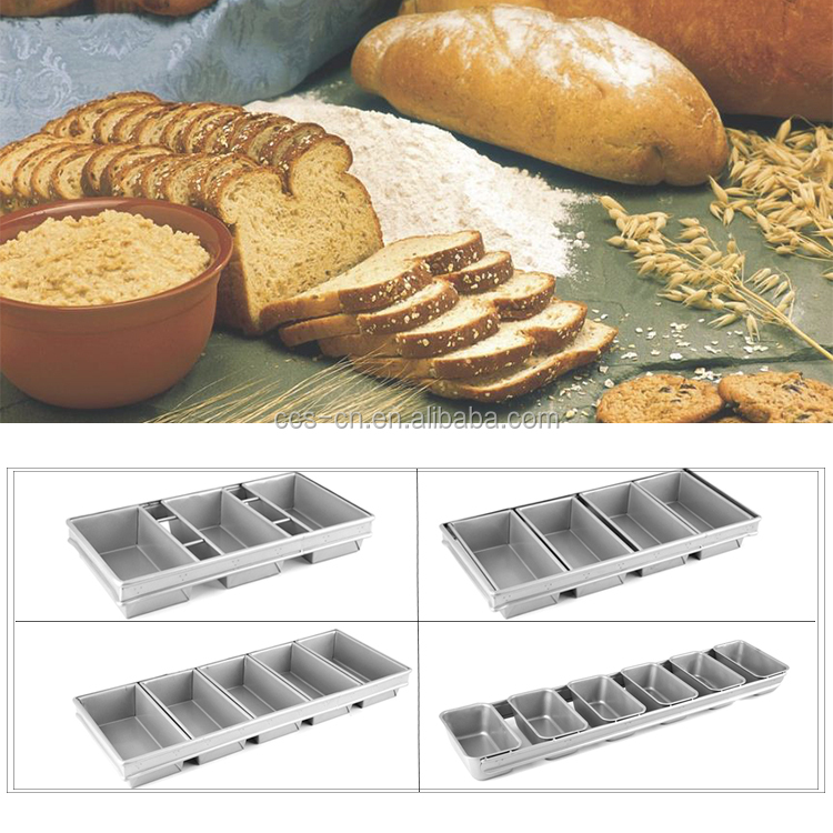 5 straps bread loaf pan 5 toast boxes in a row aluminum steel bread & loaf pans bread baking loaf pan