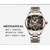 Buy cheap KINYUED good quality tourbillon movement watches men luxury brand automatic mechanical mens watch from wholesalers