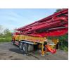 Buy cheap 49 Meters Heavy Duty Boom Concrete Pump Truck With 3 Shafts And 5 Arm Crane Jib from wholesalers