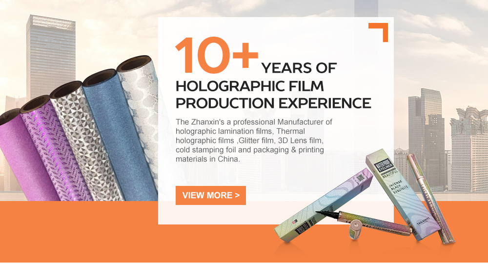300mm 1500mm Glitter Lamination Film Decorative CPP Metallized Film For Wet / Dry Lamination