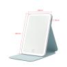 Buy cheap Trendy Led PU Leather IPad Makeup Mirror Standing Led Lighted Mirror Portable For Travel from wholesalers