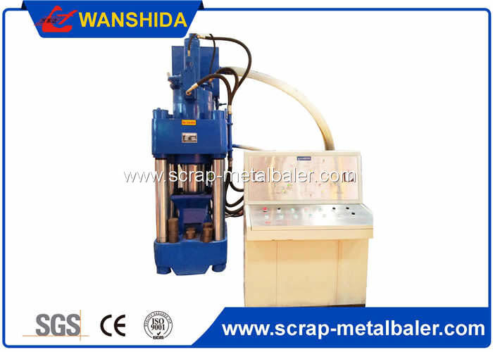 Sawdust Metal Briquetting Machines Scrap Briquetting Press Machine For Aluminum Chips