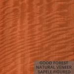 Natural Sapele Wood Veneer Figured Wood Grain Veneer For Decoration