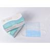 Buy cheap Block Coronavirus 3 Ply Disposable Face Mask Aseptic Melt Blown Cloth Blue Mask from wholesalers