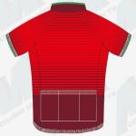 140gsm XS Cycling Bike Jersey 3/4 Front Zip Short Sleeves Clothes
