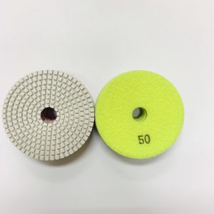 Buy cheap White 3 Step 100mm Resin Wet Diamond Polishing Pads from wholesalers