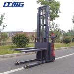 High quality red walkie type electrical forklift stacker 5.75 meter height
