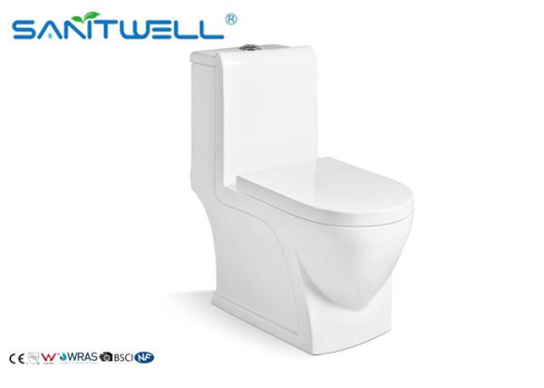 Buy cheap One Piece Pedestal Ceramic Toilet For WC Bathroom 720 * 365 * 785 Mm SWC3011 from wholesalers