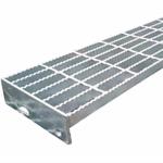 Outdoor Galvanized Metal Bar Grating Steps 1500mm Width