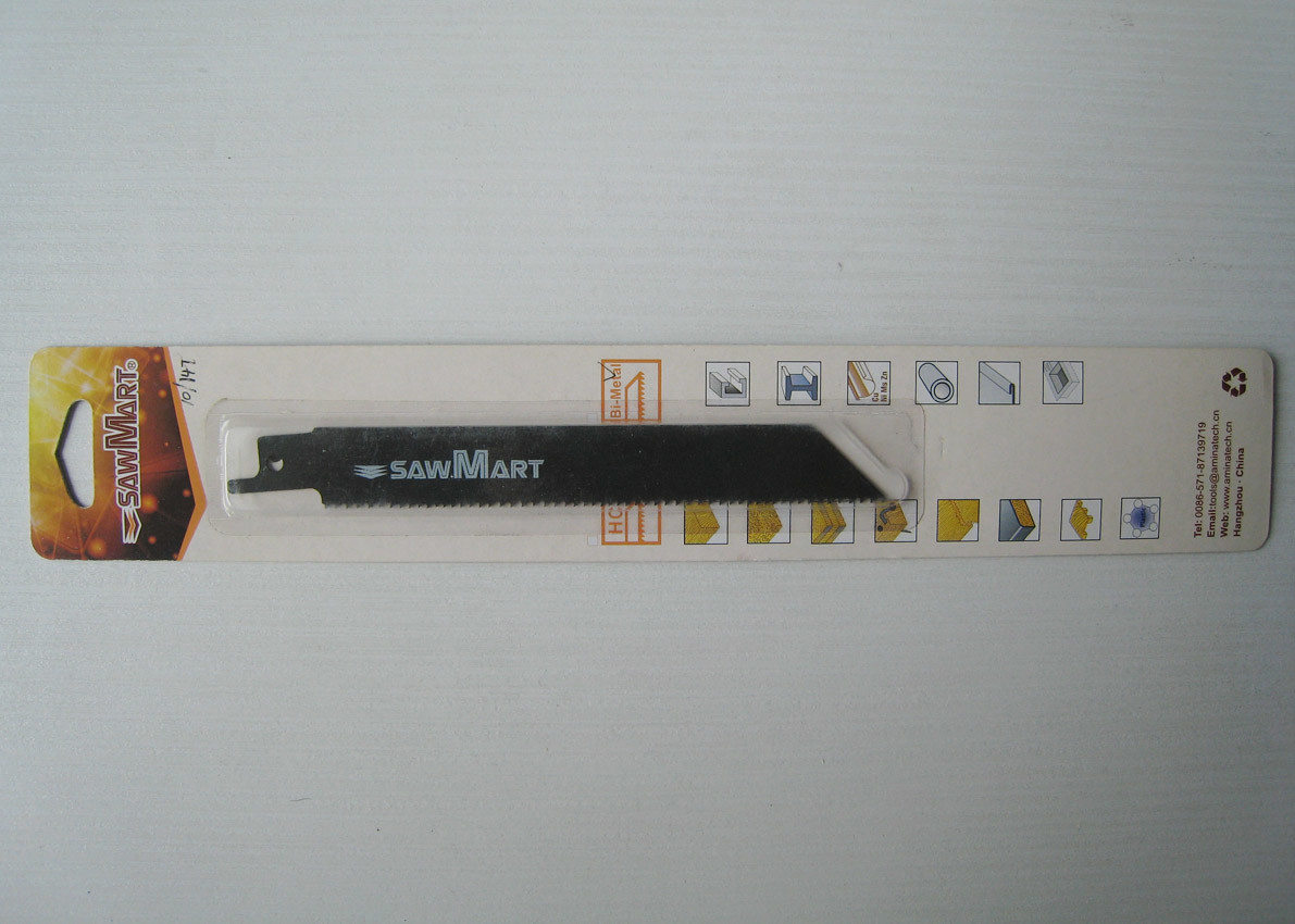 Reciprocating saw blade WD61014A BIM 10-14T 150mm For wood and metal material