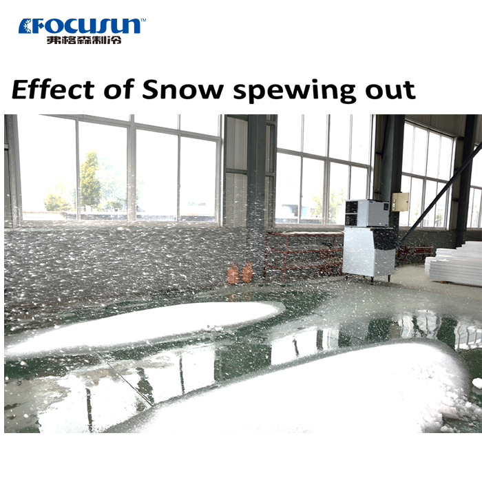 Instant Snow Spewing Out FOCUSUN Snow Making Machine with and Snow Globe Snow Suits