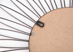 Layered Round Gold Metal Frame Decorative Wall Mirror 28 by 28 by 5 inch