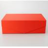 Buy cheap 600g Foldable Jewellery Box Pink Black Red Cardboard Gift Box With Lid from wholesalers