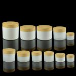 10g 20g 30g PP Cream Jar Packaging OEM Eye Cream Lid Bamboo Cosmetic Containers