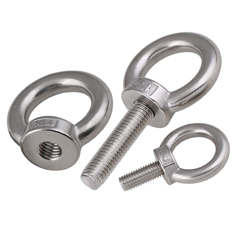 Direct Supply Custom A2 70 A4 80 Stainless Steel Triangle Ring Lifting Hook Eye Bolts
