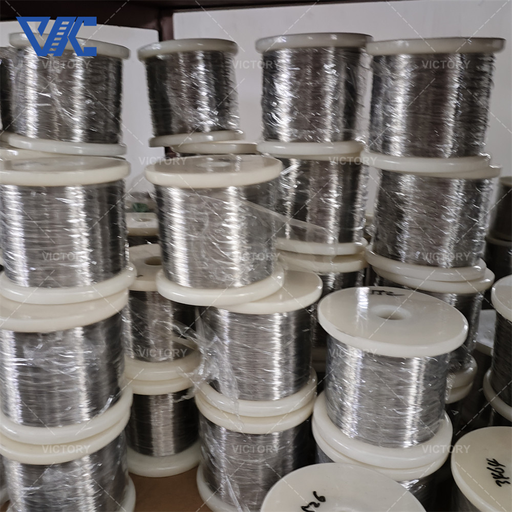 Low Electric Resistance Copper Nickel Alloy CuNi44 Resistance Wire For Resistors