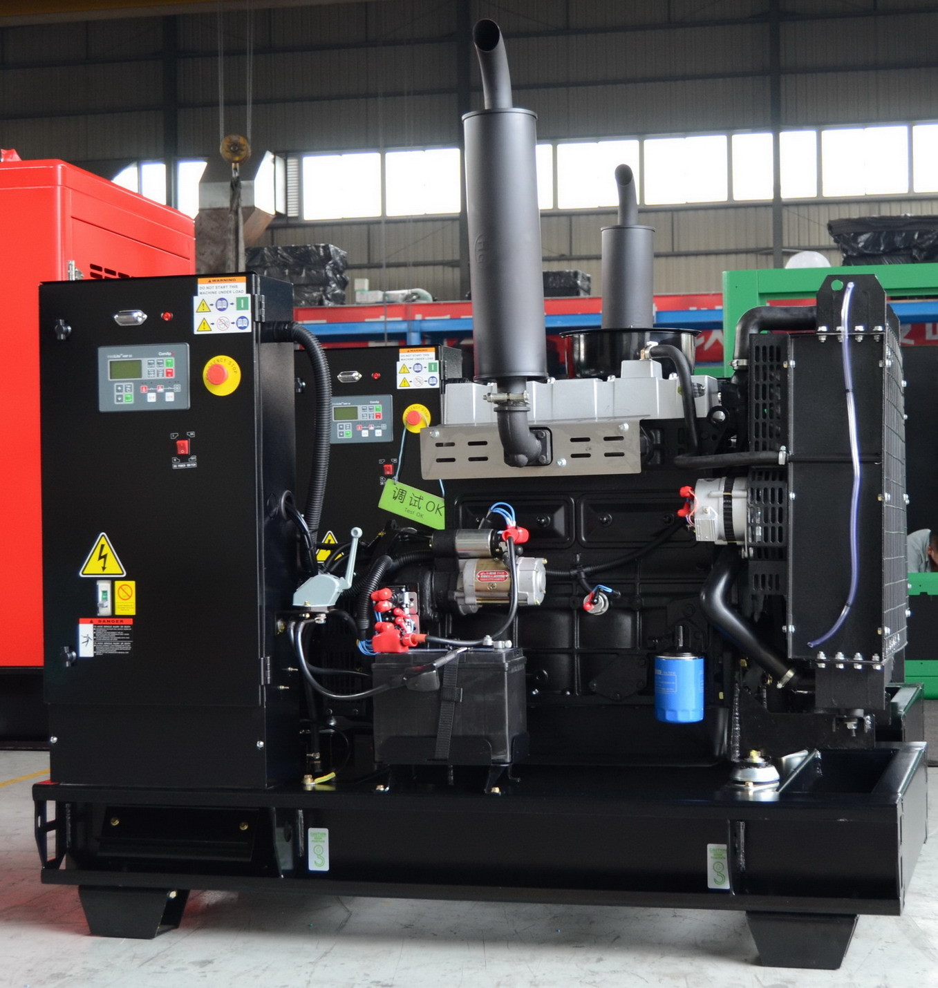 Three Phase Alternator With 100KVA 125KVA Genset 80KW 100KW SDEC Diesel Generator