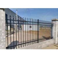 Buy cheap Backyard Garden Tubular Steel Fence Ornamental 2.0m Outdoor Metal Fence product