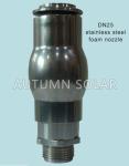 Full Stainless Steel Foam Fountain Nozzle , Geyser Jet Fountain Heads For Ponds