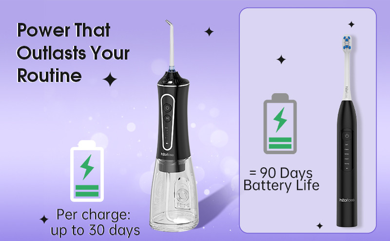 Travel Set Sonic Toothbrush 2 in 1 Water Flosser Teeth Oral Irrigator Electric Flossing and Brushing Combine in One