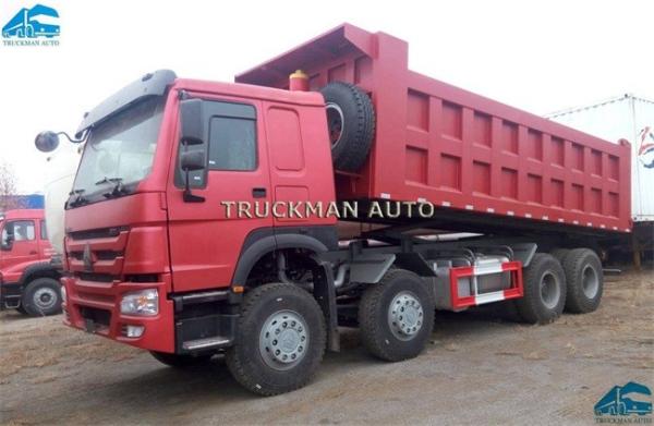 Buy cheap 12 Wheelers Howo 8x4 Heavy Duty Dump Truck Tipper 40-50tons Loading Euro 2 from wholesalers