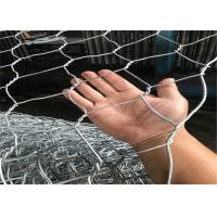 Buy cheap Galfan Gabion box Double Twisted Stone Baskets For Retaining Walls product
