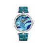 Buy cheap Green 3D Dial Watch 36mm Stainless Steel Leather Strap Ladies from wholesalers