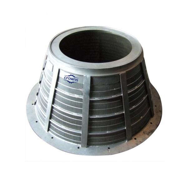 Buy cheap Centrifugal Sieve Screen Metal Mesh Stainless Steel Filter Wedge Wire Basket for mine industry vibrating screen from wholesalers