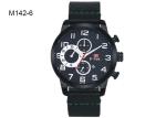 BARIHO Men's Quartz Watch Day And Month Display Wristwatch Leather Band M142