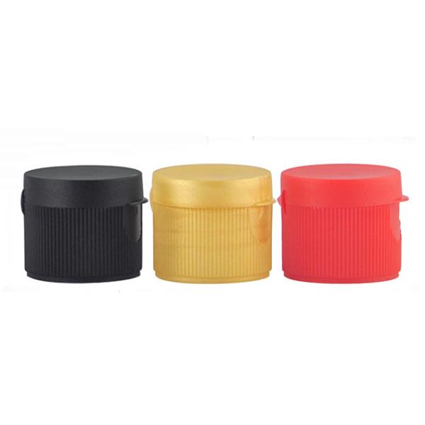 Buy cheap 20/410 Ribbed Flip Top Dispensing Caps FDA Reach Certified Disc Top Caps from wholesalers