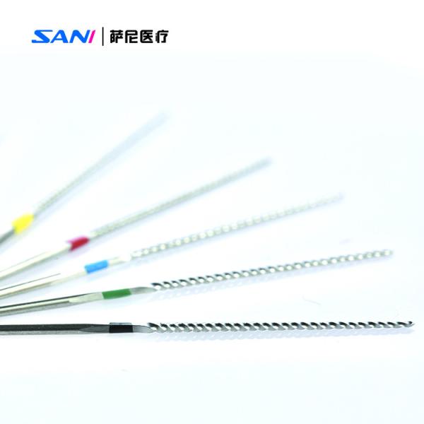 Buy cheap Dental Root Canal Stainless Steel U Files 32mm 15#-40# For Root Canal Treatment from wholesalers