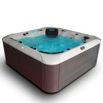 6 Person Air Jet Whirlpool Massage Outdoor Hot Tub With Hydrotherapy Pump