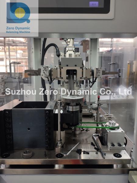 Buy cheap Two Station Gear Workpiece Single Plane Automatic Drilling Correction Balancing Machine from wholesalers