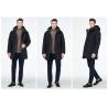 Buy cheap Business Style Long Man Winter Coat Thick Dark Colour Waterproof Down Coat With Four Pockets from wholesalers