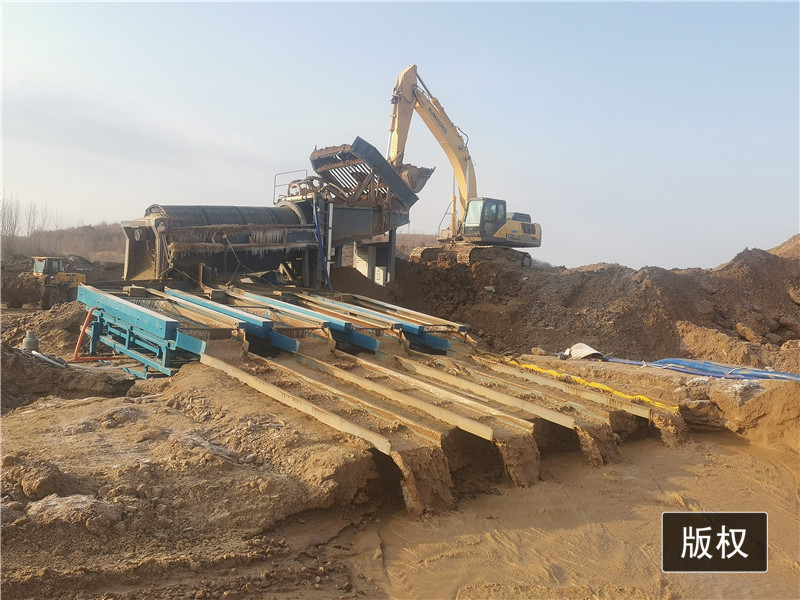 alluvial gold washing machine screen trommel processing plant mobile gold mining equipment