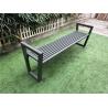 Buy cheap Waterproof Metal Park Benches , Anti Rust Mild Steel Bench With Armrests from wholesalers