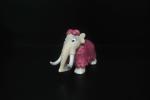 Mammoth Elephant Collectible Vinyl Toys With Long White Tooth 8*7*5cm