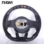 Glossy Carbon Fiber Leather LED Mercedes Benz W204 W205 A45 Steering Wheel