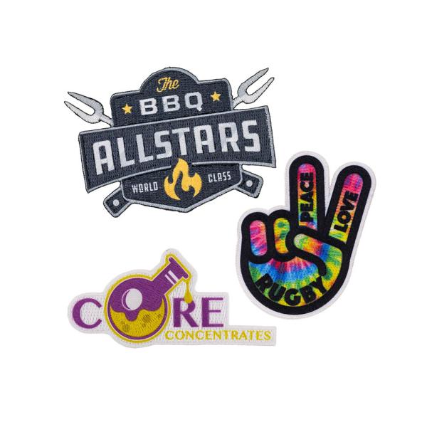 Buy cheap Multi Color Dye Sublimation Patch Embroidery Laser Cut Border For Hats​ from wholesalers