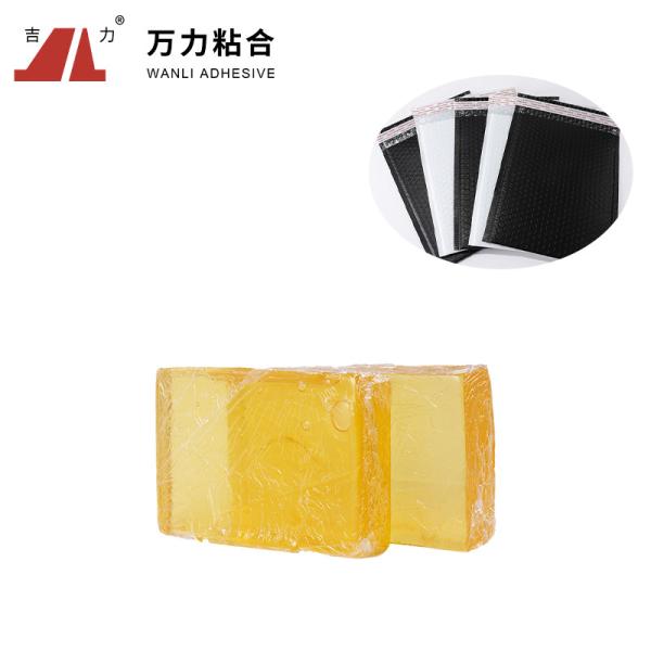 Quality Yellow Solid Hot Melt Packaging Seal Adhesives For Waybill Labeling TPR-4376A for sale
