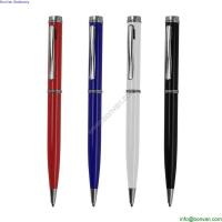 Buy cheap promotional logo metal ballpoint pen,rosewood use hotel metal pen,gift metal product