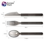 Eco-Friendly Dessert Plastic Knife Fork Spoon Ps Plastic Disposable Cutlery
