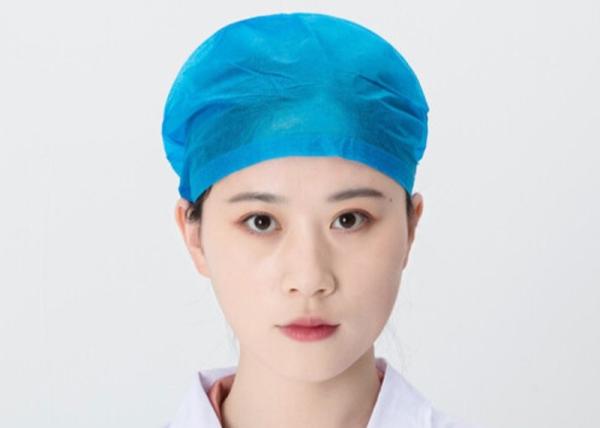 Buy cheap 10g Good Ventilation Non Woven Bouffant Cap Disposable For Hospital from wholesalers